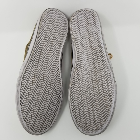 Buckle Black Lace Up Factory Distress Canvas Shoe - Picture 7 of 7